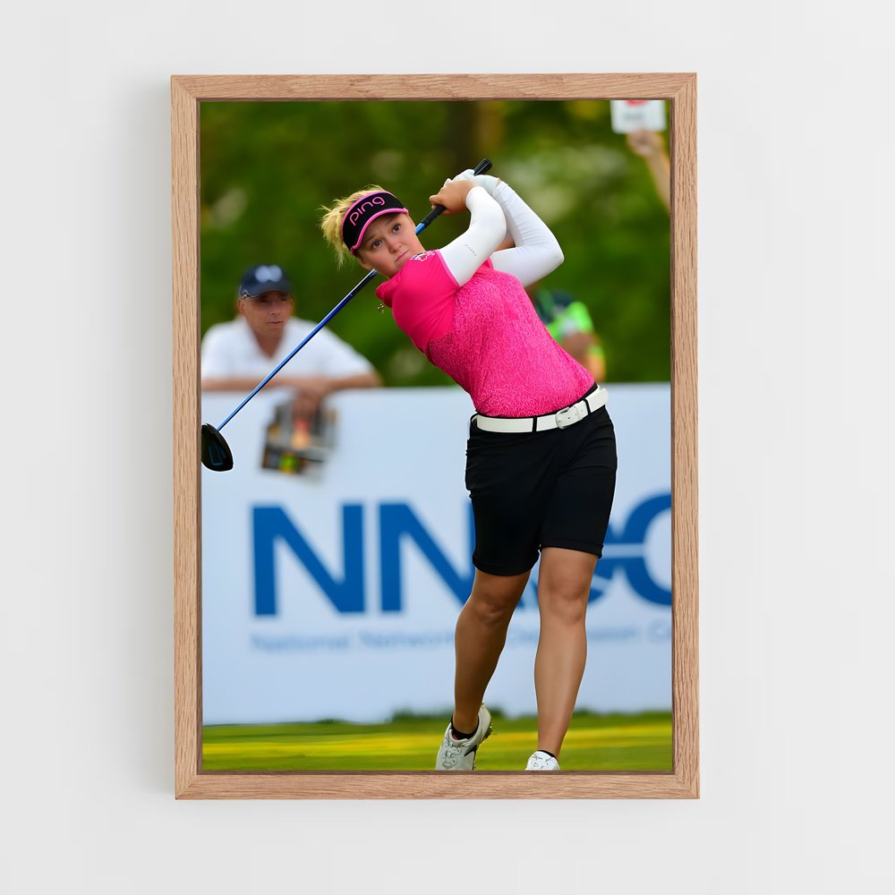 Poster Brooke henderson shirt – affiche Golf (vue 4)